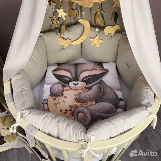 Бортики в детскую кроватку