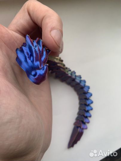 Игрушка детская подвижная Дракон 20 см