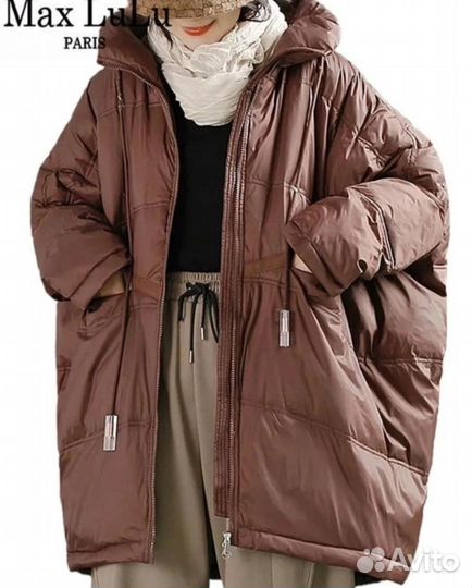 Куртка пуховик оверсайз