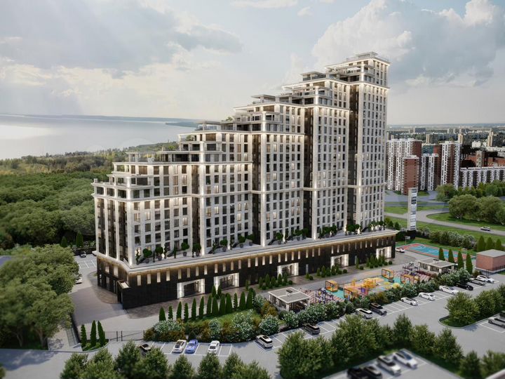 3-к. квартира, 127,6 м², 12/25 эт.