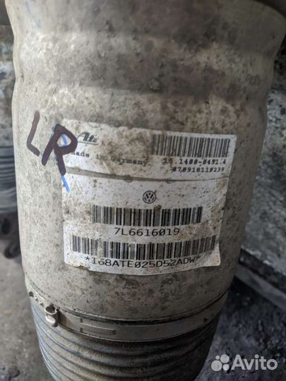 Пневмо стойки туарег