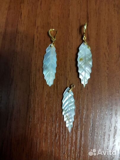 Серебряные серьги с натуральными камнями