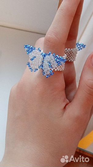 Кольцо из бисера