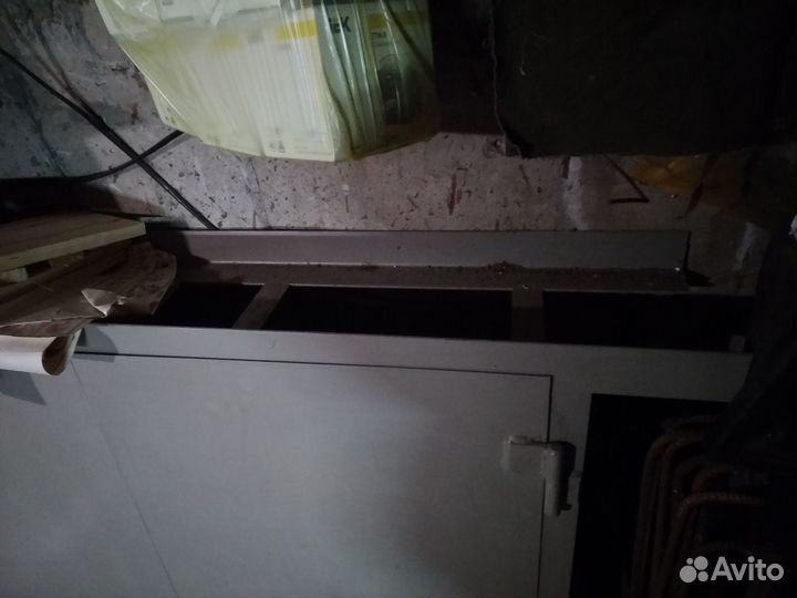 Окно-ставни металлическое для 2 этажа в гараж