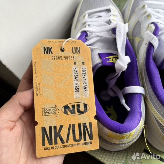Nike Dunk Low Union LA Court Purple City attack