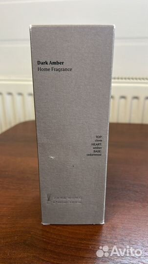 Zara home диффузор Dark amber, 100 мл