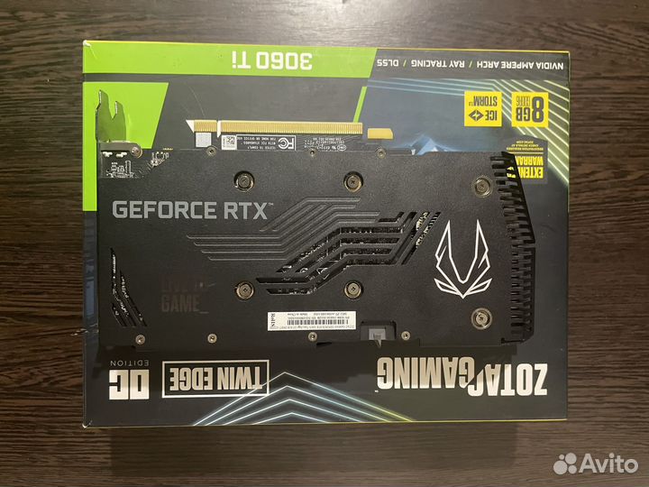 Видеокарта Zotac Twin Edge RTX 3060ti samsung 8gb