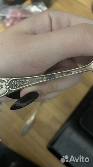 Ложки СССР мельхиор серебро нейльзибер кольчугино