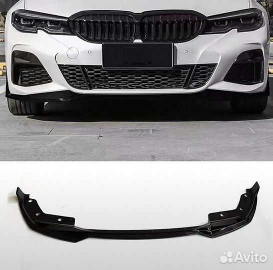 Сплитер губа на бампер BMW G20