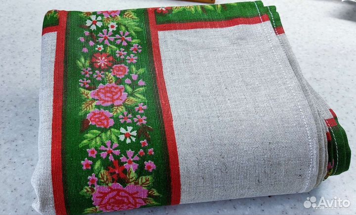 Скатерть льняная новая СССР