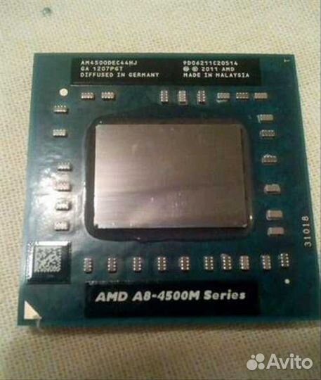 Процессор AMD A8-4500M для ноутбука