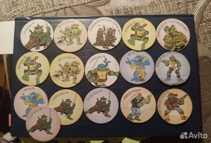 Фишки сотки кэпсы tortues ninja