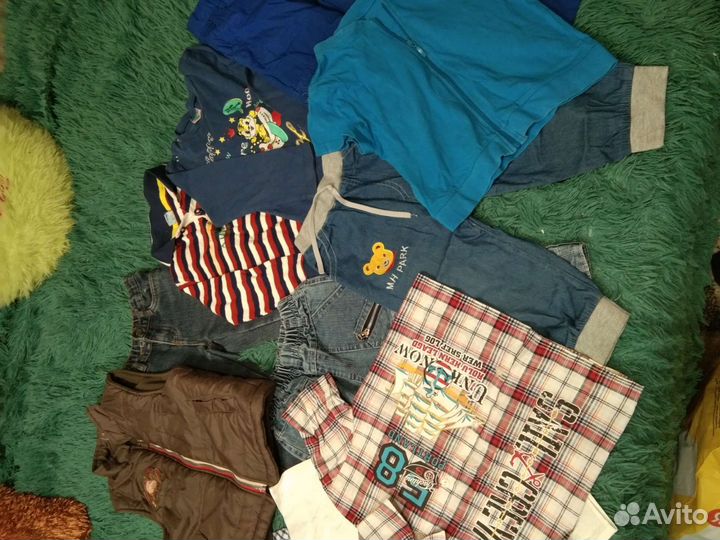Вещи пакетом на мальчика 104-110