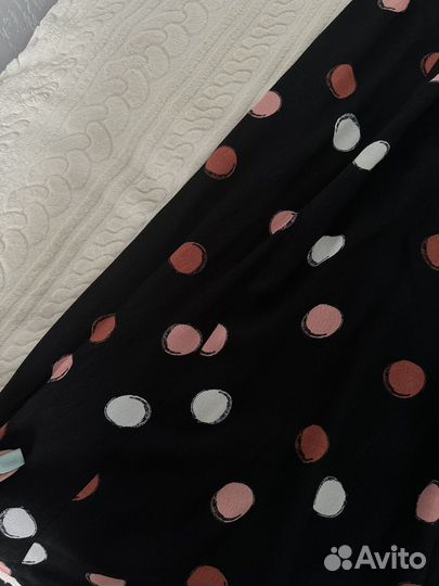 Платье миди в горох