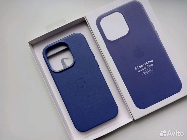 Чехол MagSafe на iPhone кожаный