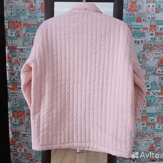 Новая стёганая куртка рубашка оверсайз