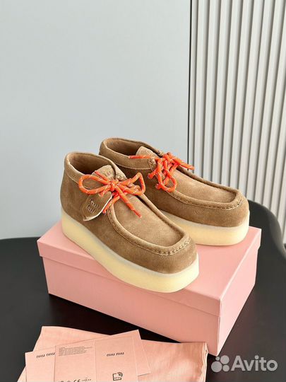 Ботинки женские miu miu