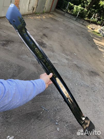 Спойлер мухобойка антикрыло на капот Kia ceed jd 2