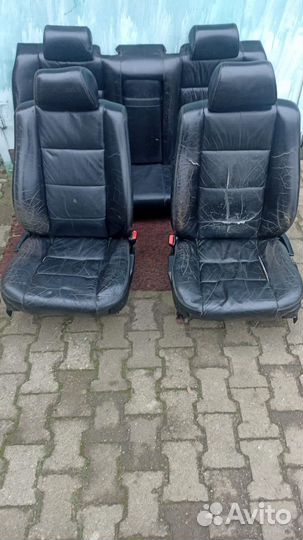 Bmw e34 кожаный салон