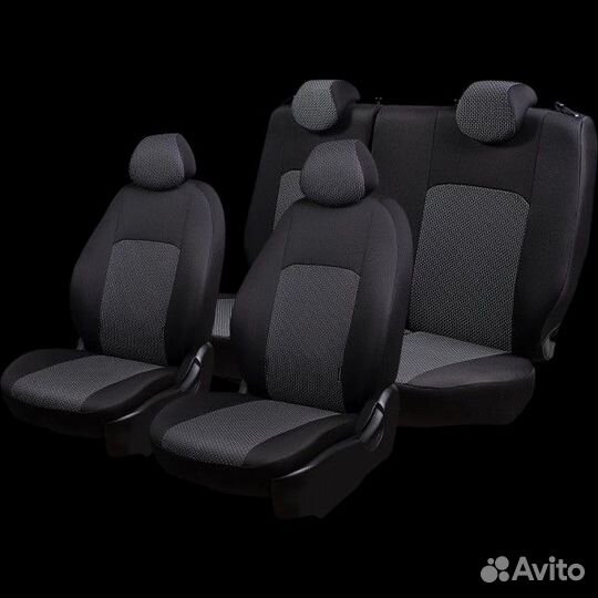 Чехлы на сиденье Renault Logan-2 03.2014-12.2018г