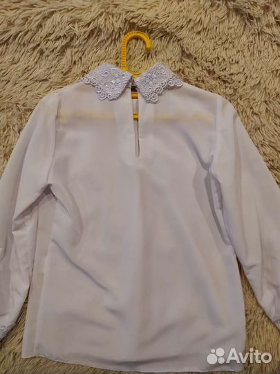 Блузка для девочки школьная