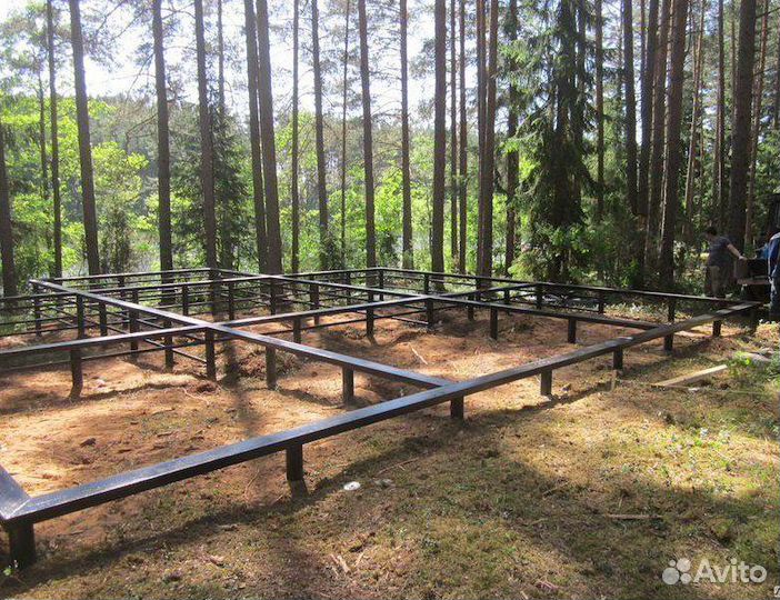 Винтовые сваи, геошурупы под ключ