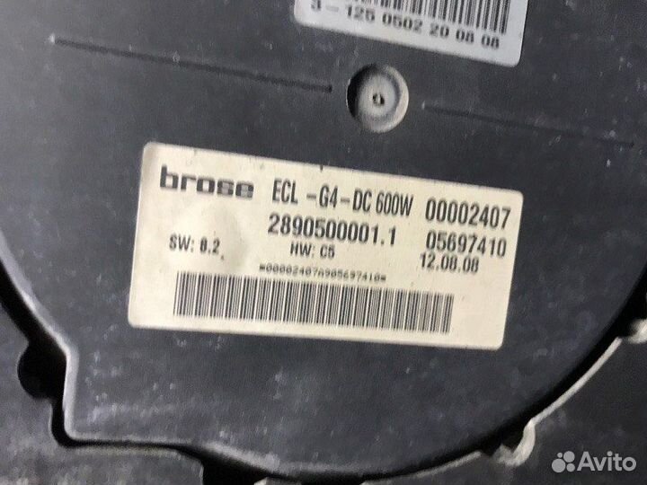 Вентилятор двигателя Mercedes Ml W164