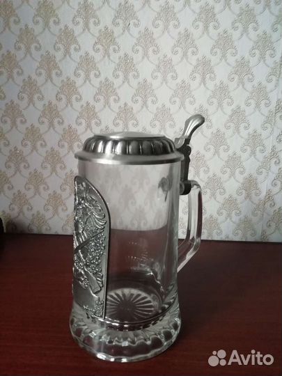 Пивная кружка Германия с крышкой