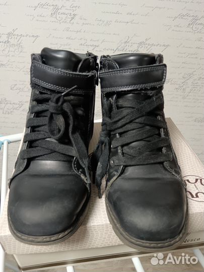 Ботинки для мальчика демисезонные 35 бу