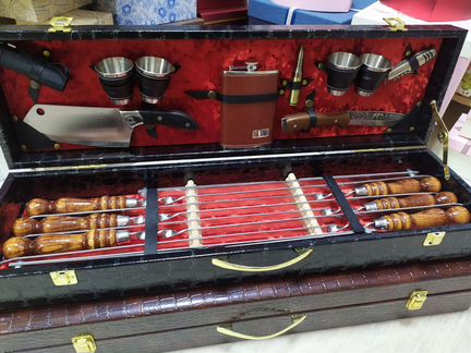 Шашлычный набор в кейсе