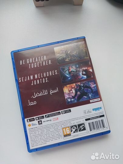 Человек паук 2 PS5 диск полностью на русском