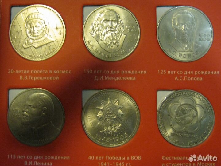 Юбилейные рубли СССР