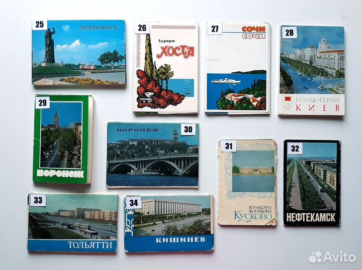 Наборы советских открыток