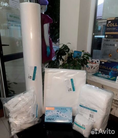 Одноразовые простыни в рулоне