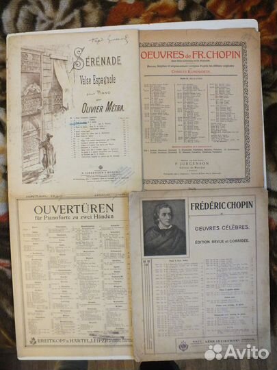 Ноты для пианино: А Скрябин,Шуман,Шопен и др