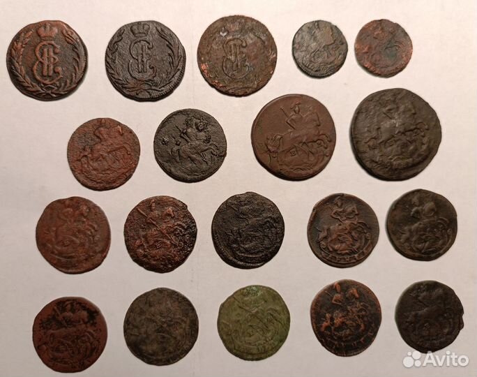 Полушки 1757, Деньги 1772 по 1793 год 1796