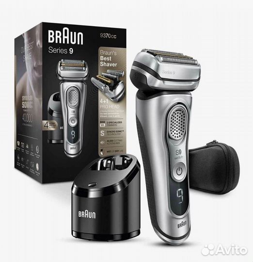 Бритва электрическая Braun S9 9370cc новая