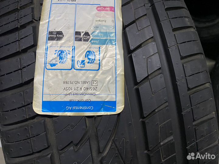 Continental CrossContact UHP E 265/40 R21 105Y