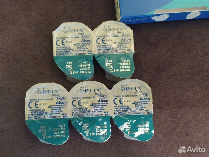 Контактные линзы -0, 75 8.6 (ежемесячные)