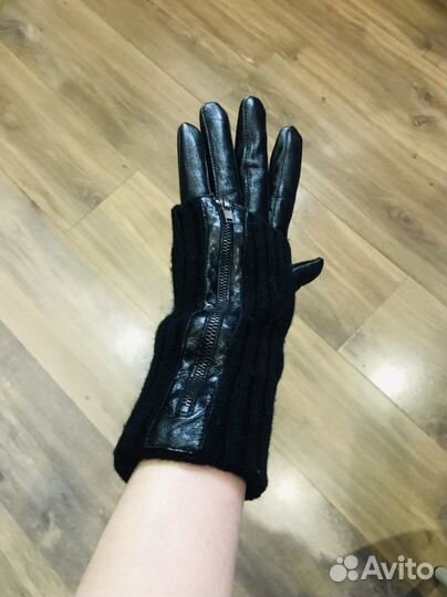 Перчатки кожаные