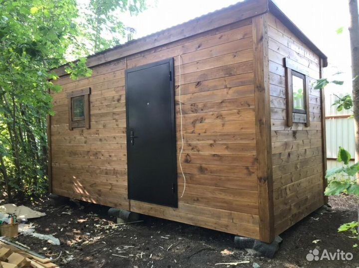 Готовая банька под ключ 4м*2.2м