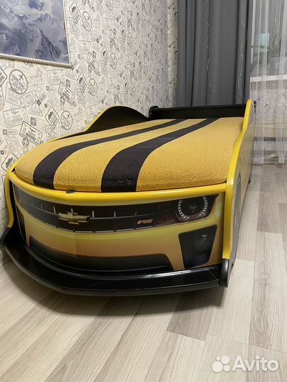 Кровать машинка с подсветкой