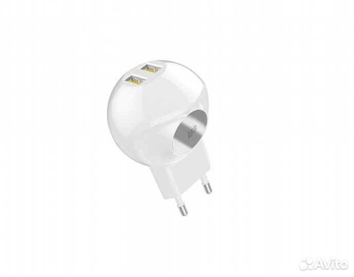 USB адаптер сетевой 2USB 2.1A ISA KC9-2U