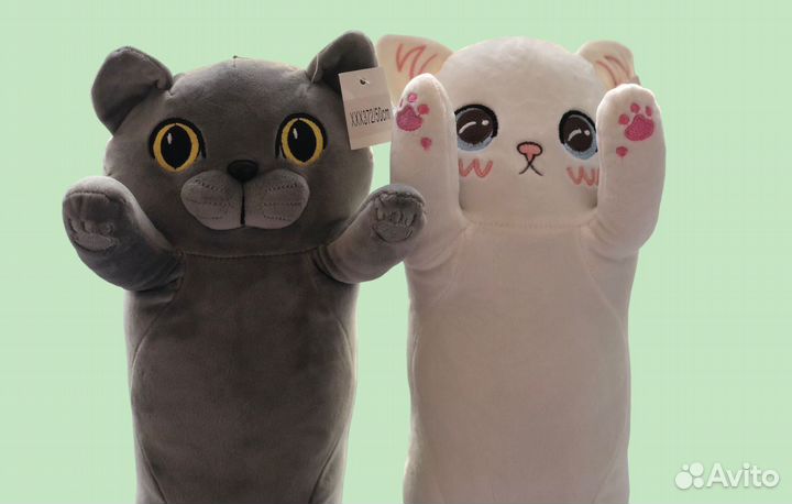 Кот и кошечка подушки