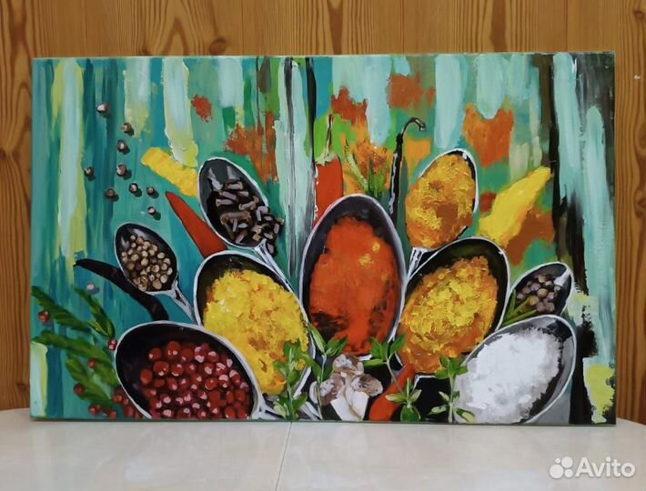 Интерьерная картина ручная работа