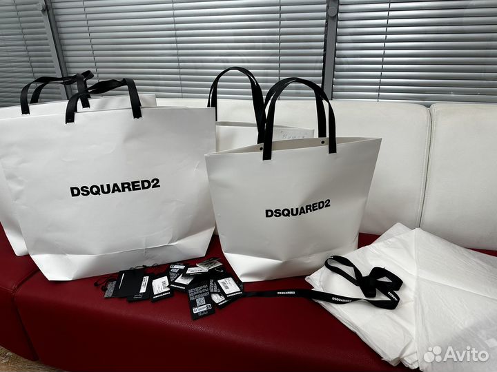 Пакет Dsquared2 оригинал новый бумага бирки