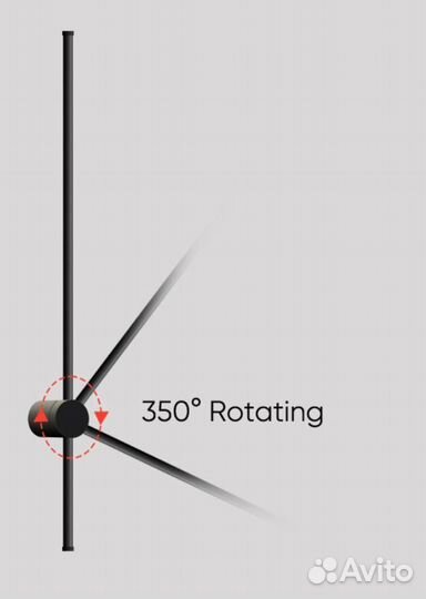 Настенный светильник Led новый 8w