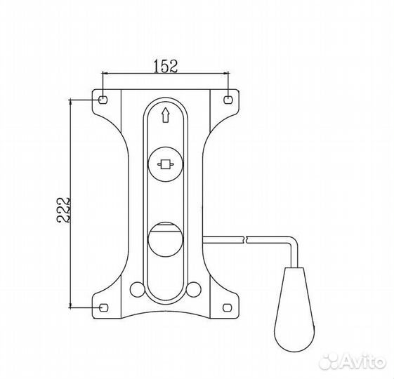 Механизм качания для кресла (топ-ган)