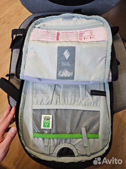 Горнолыжный рюкзак для фрирайда nitro rover 14