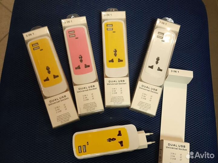 Зарядка для телефонов и электронных устройств USB